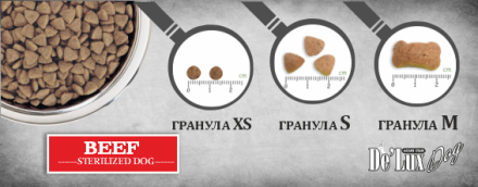 De Lux Vet A Dog Beef Sterilized (Телятина) 3 kg 
