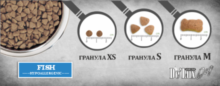 De Lux Vet A Dog Fish Hypoallergenic (Белая рыба) 6 kg 