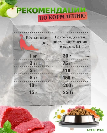 Acari Ciar A CAT Maine Coon Beef (телятина) 12 kg 
