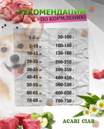 Acari Ciar Power Flock Beef Телятина/Ягненок, 3.5 кг 