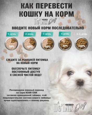 De Lux Vet A Dog Fish Hypoallergenic (Белая рыба) 3 kg 